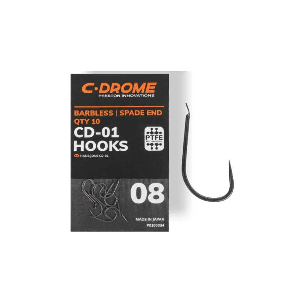 C-Drome CD-01 Size 8 Barbless Hook 1 C-Drome CD-01 Size 8 Barbless Hook