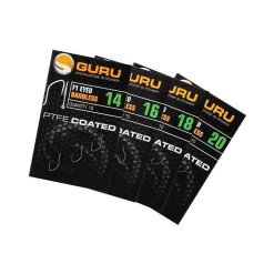 Guru F1 Eyed Size 14 Barbless Hook 7 Guru F1 Eyed Size 14 Barbless Hook -Hengelsportwinkel guru f1 eyed barbless hook size 14 3