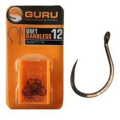 Guru QM1 Eyed Size 10 Barbless Hook