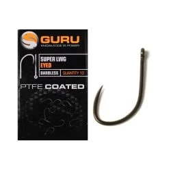 Guru Super LWG Eyed Size 16 Barbless Hook