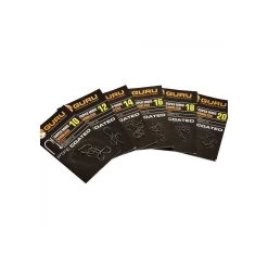 Guru Super MWG Eyed Size 20 Barbless Hook -Hengelsportwinkel guru super mwg eyed barbless hook size 20 4