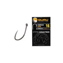 Guru Super XS Eyed Size 16 Barbless Hook