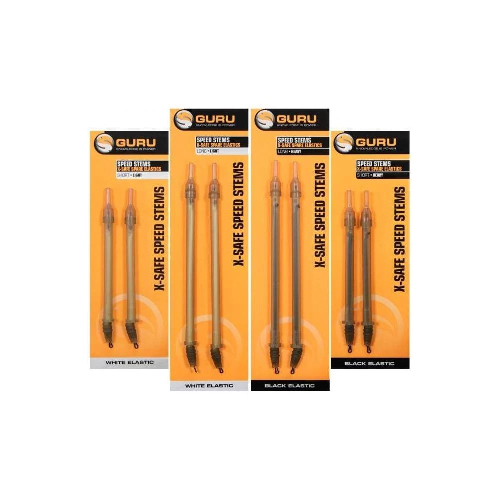 Guru X-Safe Quick Change Elastics Long – Light - White Speed Stems 1 Guru X-Safe Quick Change Elastics Long – Light - White Speed Stems