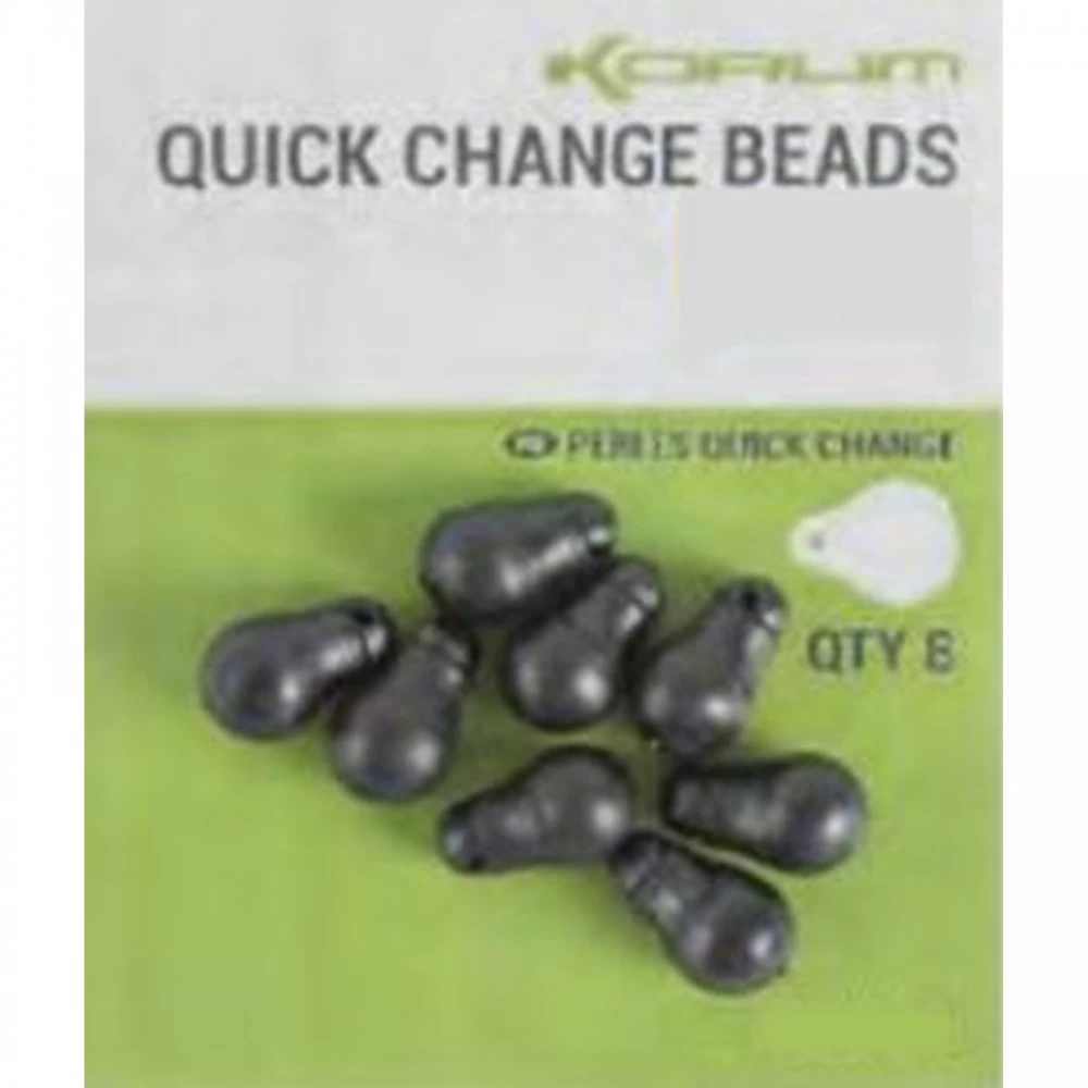 Korum Black Quick Change Beads Large 1 Korum Black Quick Change Beads Large