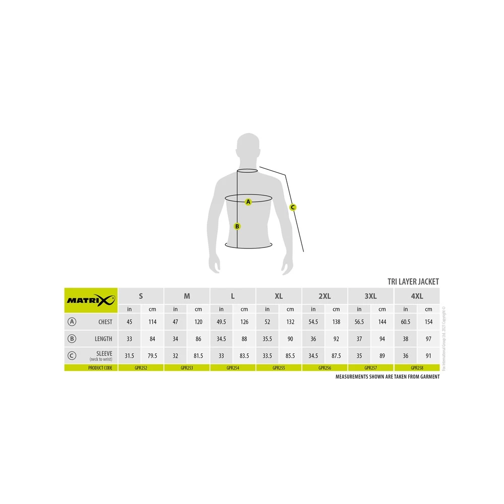 Matrix Tri Layer Jacket 25K Large 13 Matrix Tri Layer Jacket 25K Large - Afbeelding 13